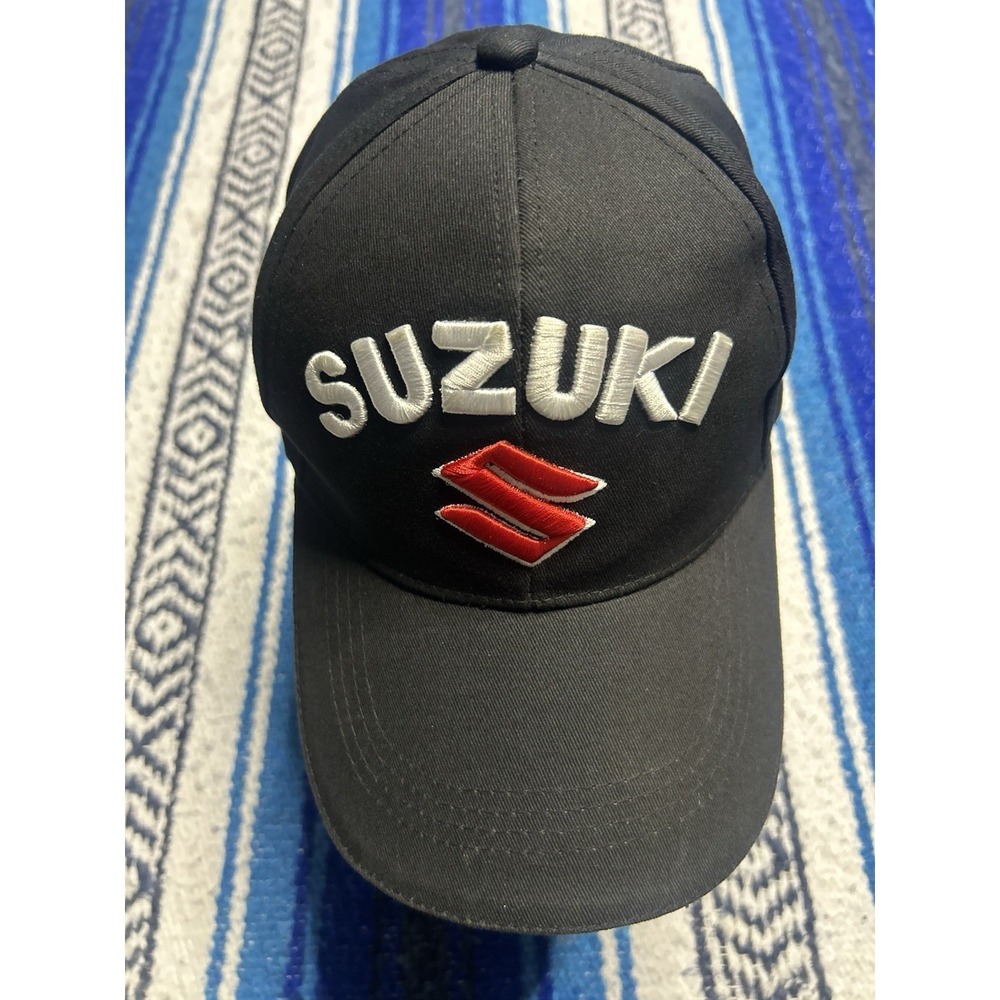 Suzuki Adult Adjustable  Strap Back Cap Hat Embroidered Car Logo Racing